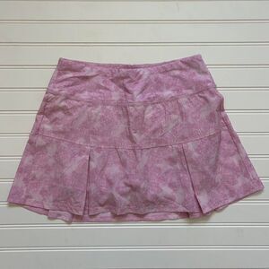 Etonic Core Pleated Tennis Skort Pink Lavender Splatter Print